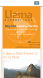 Mobile Screenshot of beyondmachupicchu.com